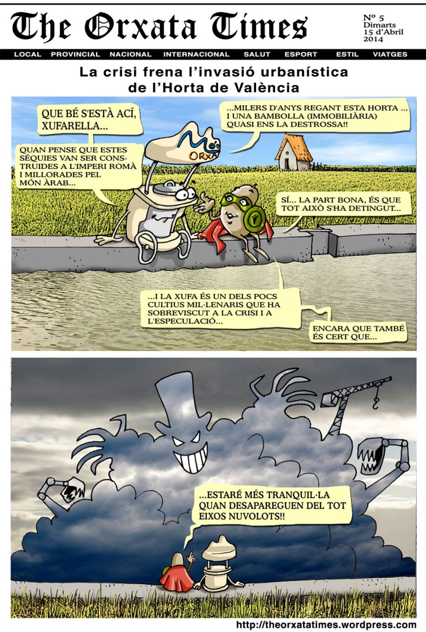 La crisi frena l’invasió urbanística de l’Horta de València